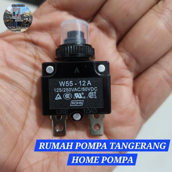 Overload 12 Amper Pompa Satelit Switch Protector Pompa Satelit 12 Ampere Promo