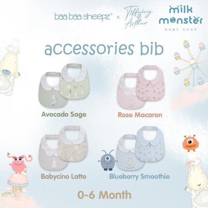 Baabaasheepz x Tiffany Bib Chef Baa Baa / Celemek Bayi Baabaasheepz