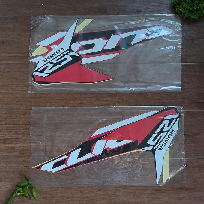 STIKER BODI LIS BODY STRIPING ALL NEW VARIO 125 LED CLICK THAILAND MERAH