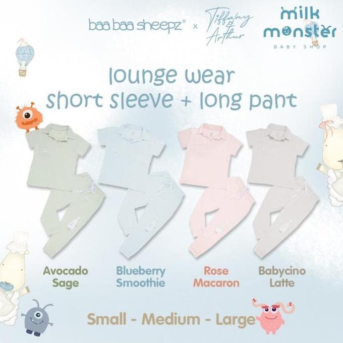 Baabaasheepz x Tiffany Pajamas Kids Short Sleeve Chef Baabaa / Pajamas anak baabaasheepz