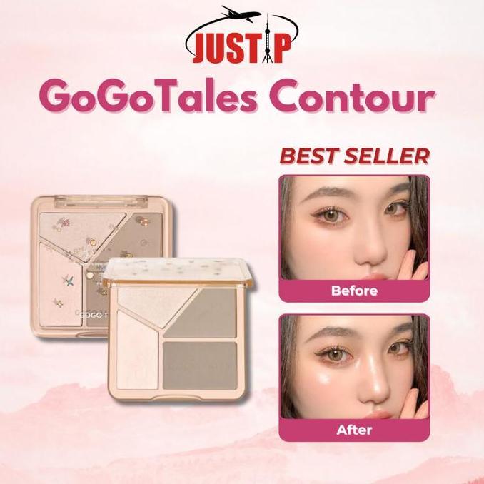 jozzymary - (bpom ori) gogo tales contour gogo tales highlight contouring pallete