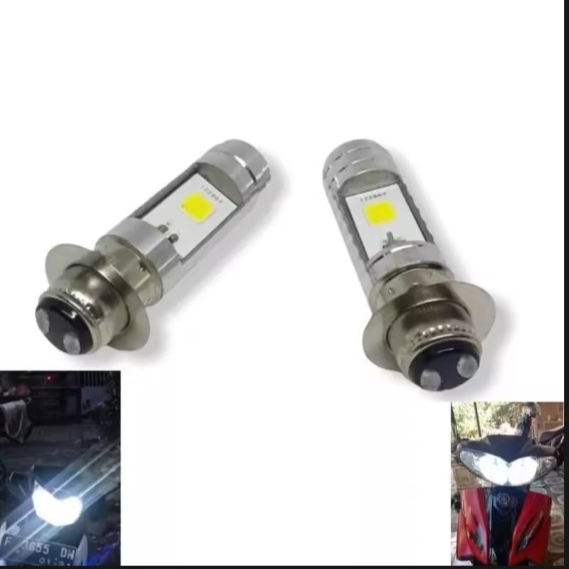 hot deals lampu depan motor led nyala putih pnp honda vario 110 karbu harga sepasang isi 2 pcs