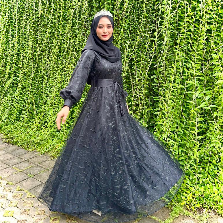 PREMIUM ANGGUN DRESS - WEDDING DRESS - GAUN WISUDA - DRESS PESTA AKAD BRUKAT LEBARAN KONDANGAN MEWAH
