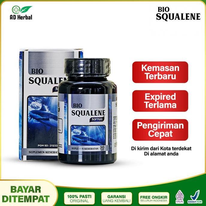 Lansungkirim- Minyak Ikan Bio Squalene Minyak Hati Ikan Hiu Omega 3