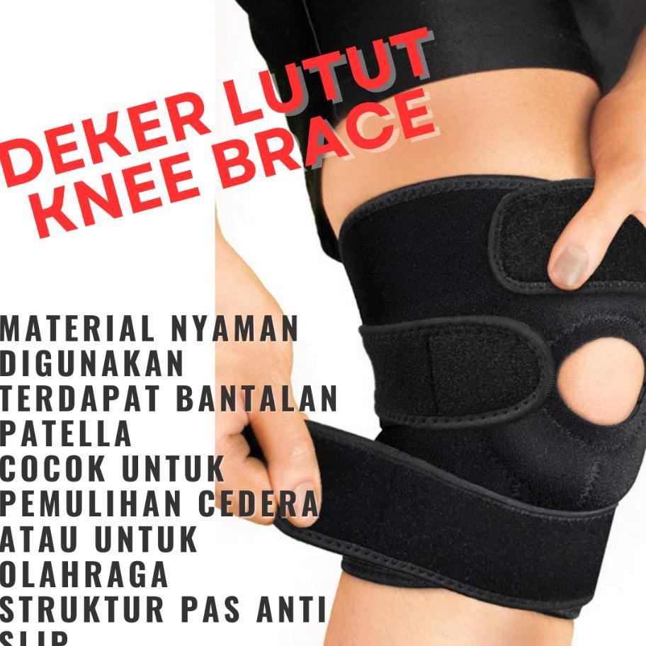 Deker Pelindung Lutut Knee Support Knee Pad Patella Deker Kesehatan