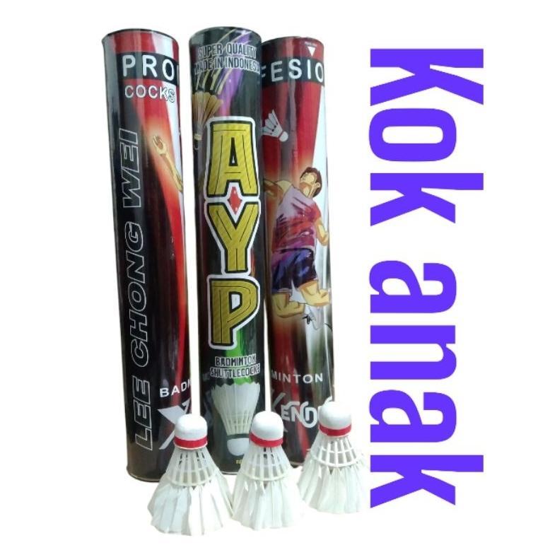 Terlaris Kok Shuttlecock Anak Badminton 1 Slop 12 Pcs Hemat