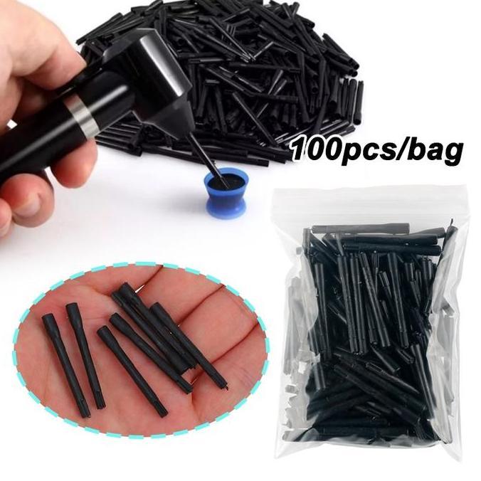 MANAZY 100PCS Alat Mixer Tinta Tato Stick Pengaduk Disposable 100 Batang Untuk Studio Dan Pemula