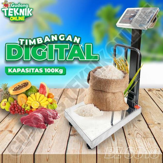TERAR Timbangan Duduk Digital Rail Benz 100Kg / Timbangan Digital Benz 100 K