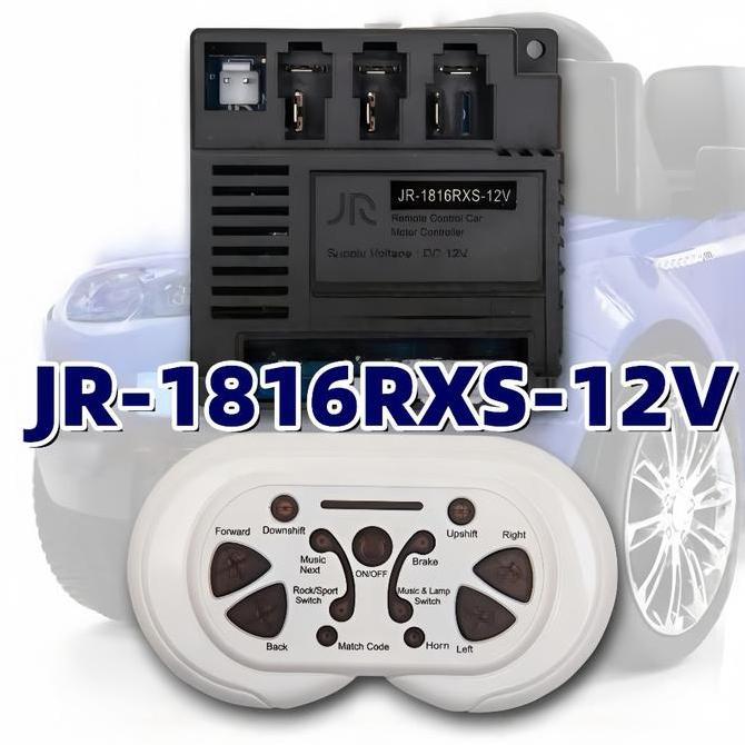 GARAVAR REMOTE CONTROL CAR RECEIVER JR1816RXS JR 1816 RXS 12V MOBIL MAINAN AKI ANAK JR RX 12 VOLT 2.