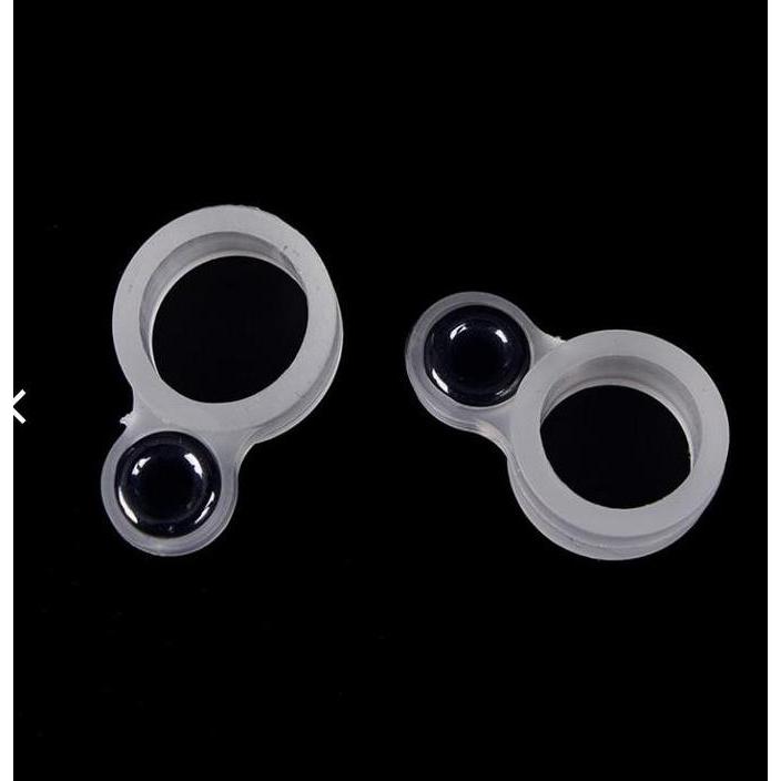 14Pcs Ring Guide Joran Pancing Bahan Silikon Mamarit Karet