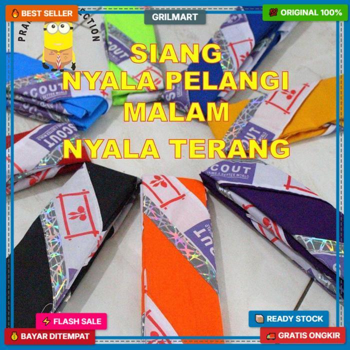 Scarf Pramuka Warna Lis Menyala Cod