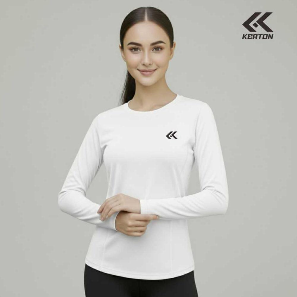 Disc [ Fla Hitam ] Baju Olahraga Hijab Outfit Jogging Wanita Jersey Olahraga Wanita Bahan Dryfit Pre