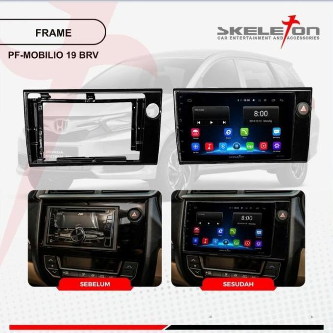 FRAME HEAD UNIT MOBILIO 2019 ANDROID 9 INCH SKELETON BERGARANSI
