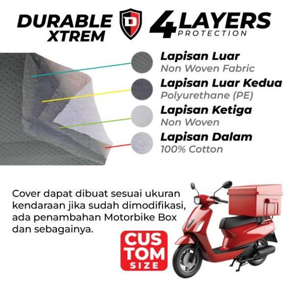 Yamaha WR155R WR 155R Cover Motor Durable Xtrem Sarung Motor Outdoor