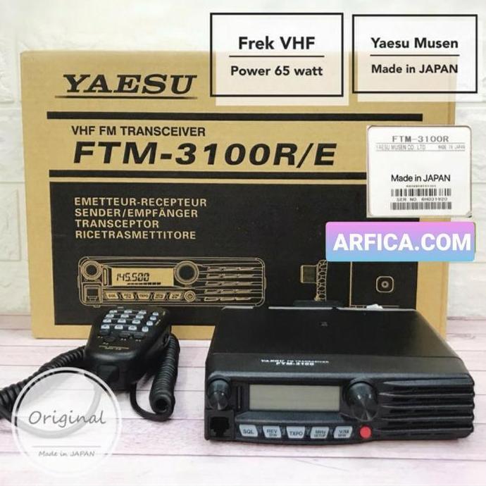 TERLARIS RADIO RYAESU FT-3100 VHF GARANSI RESMI YAESU FT 3100 FT3100