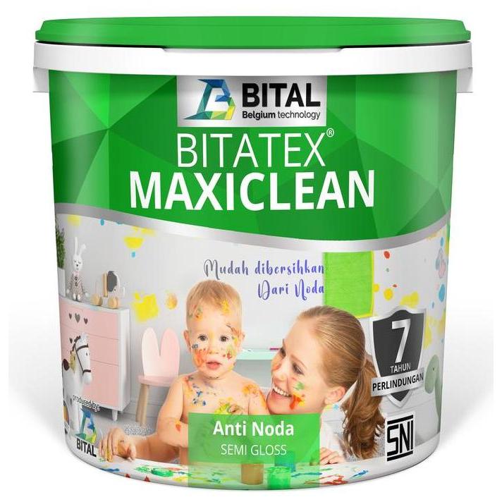 cat tembok anti noda - Bitatex maxiclean 2.5 liter
