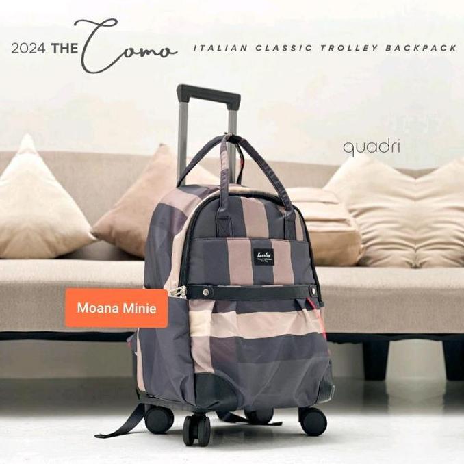 NEW TAS TROLLEY TRAVEL TAS KABIN PESAWAT TAS TROLLEY BACKPACK THE COSMO IMPORT ORI