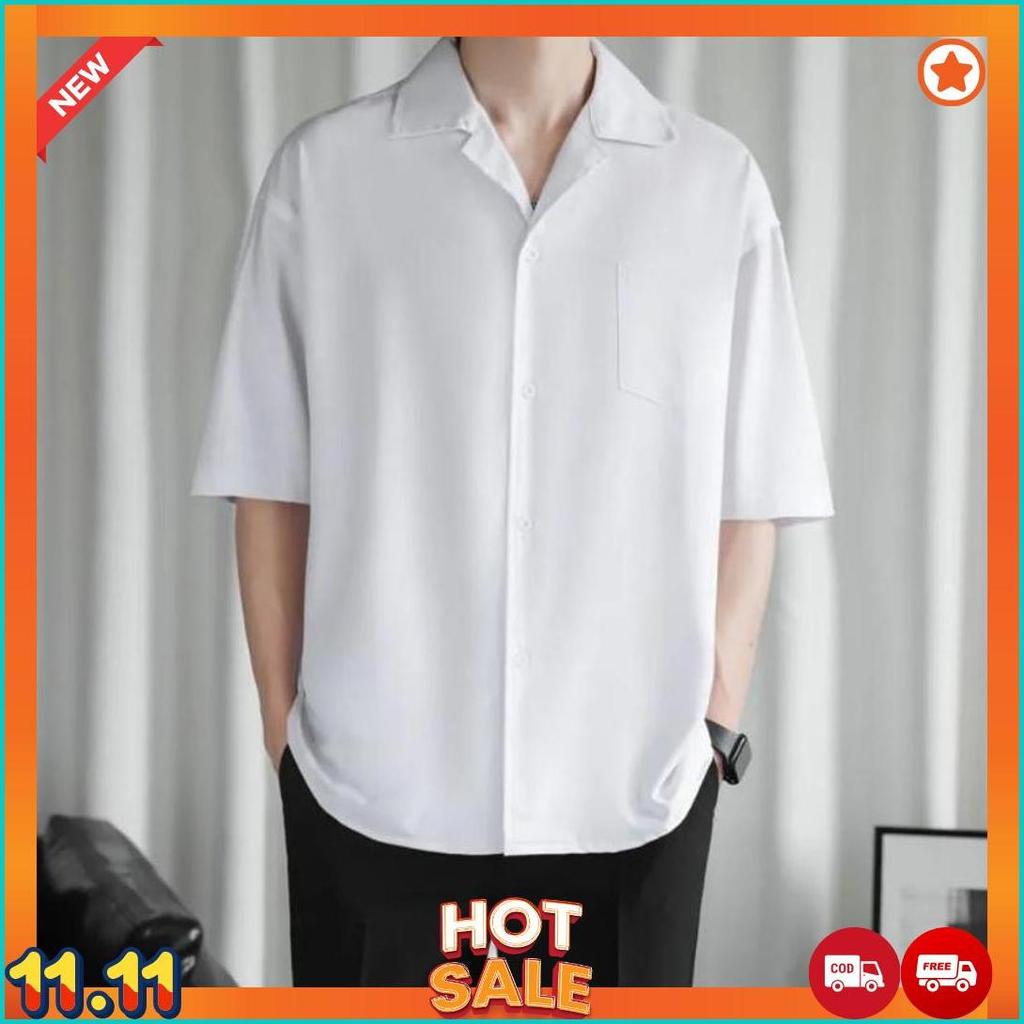 Kemeja Pria Piyama Keren Outfit Cowok Terbaru Katun Rayon [K7]