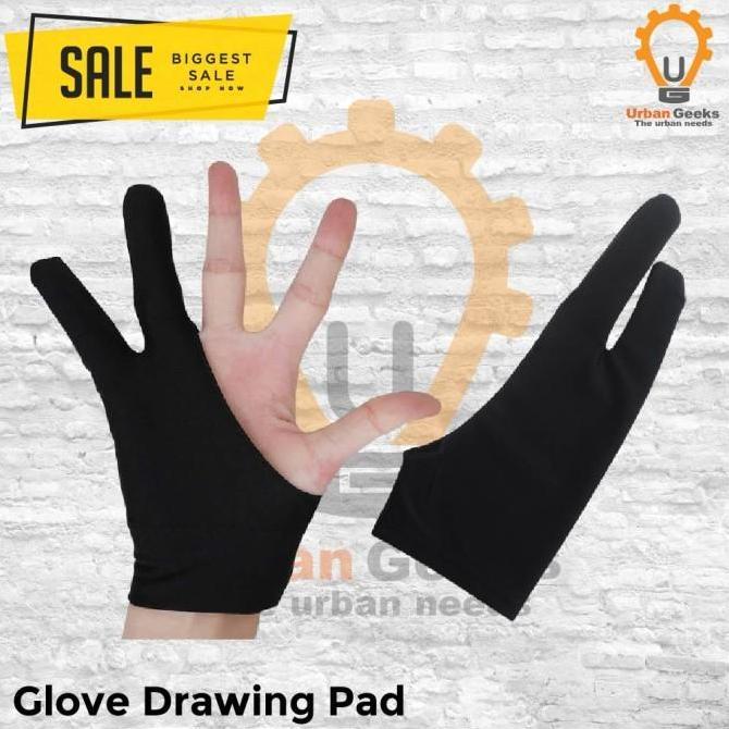 GLOVE Artist Drawing 2 finger digital tablet writing gloves Huion Veik