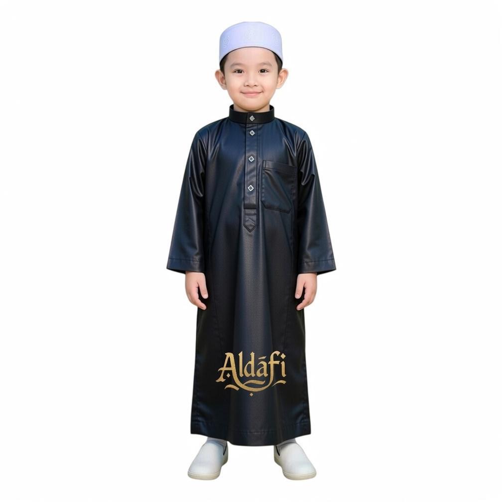 PREMIUM ALDAFI GAMIS ANAK LAKI LAKI JUBAH ANAK LAKI LAKI PREMIUM KANCING IMPORT POLOS