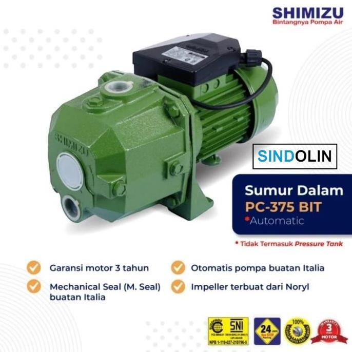 TERMURAH - Pompa air SHIMIZU PC375BIT / JET PUMP PC 375 BIT / PC375 / 375BIT