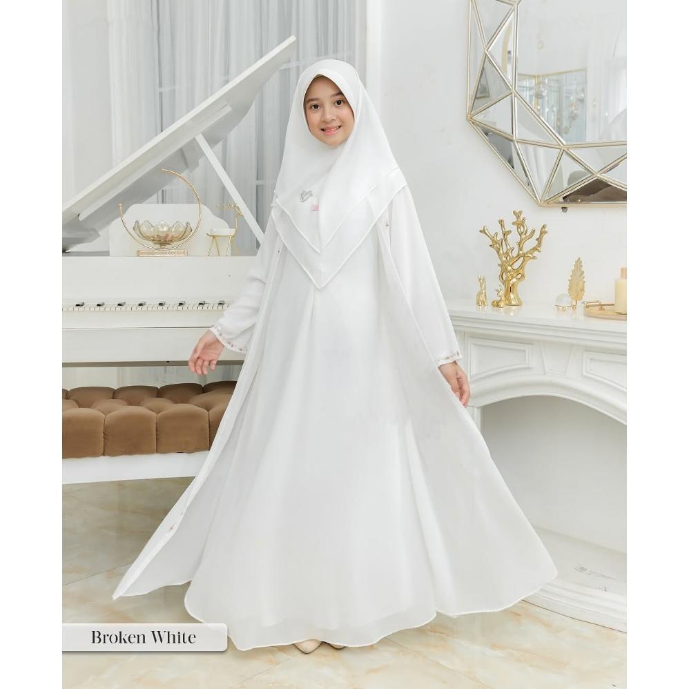 PREMIUM GAMIS ANAK TANGGUNG PEREMPUAN USIA 7 8 9 10 11 12 13 14 15 TAHUN ARYANA SYAR'I KIDS BAHAN CE