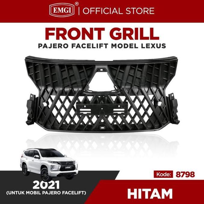 BEBAS ONGKIR - Front grill EMGI grill depan pajero facelift 2021 model lexus