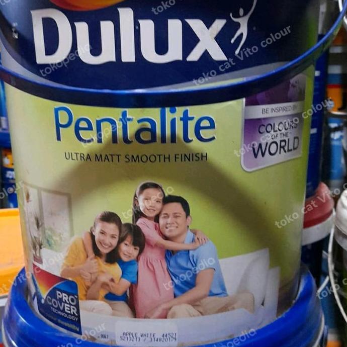 TERMURAH - Dulux Pentalite Interior Apple White 44521
