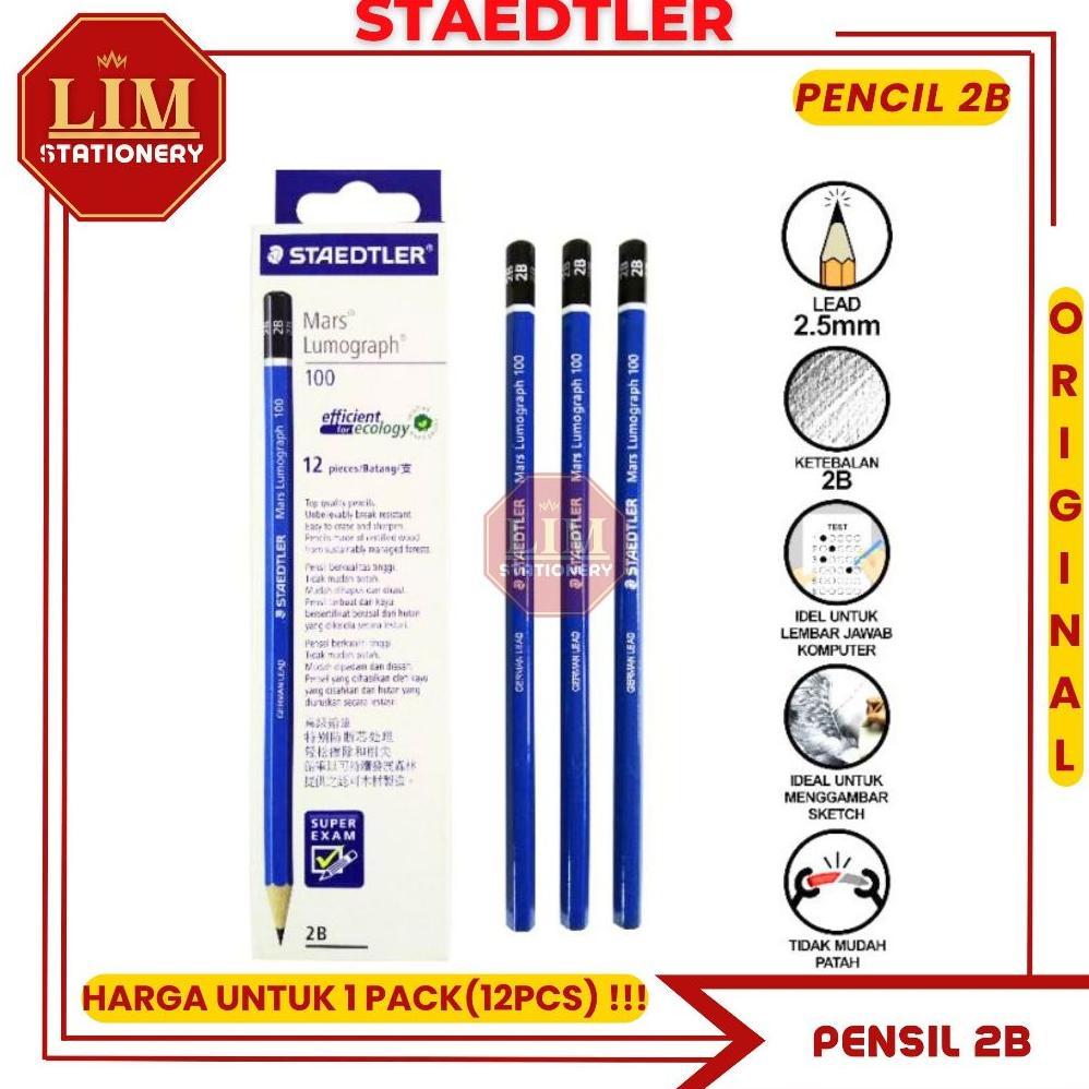Pensil 2B Staedtler / Pensil Komputer 2B 12pcs