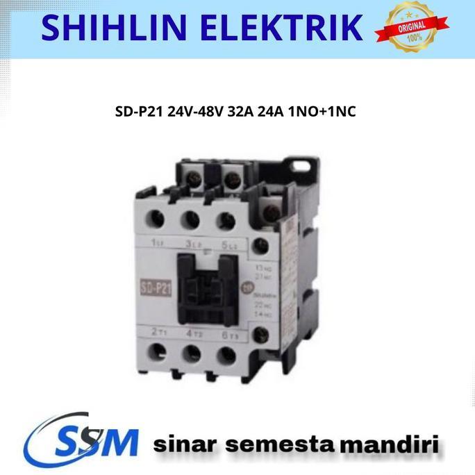 kontaktor Magnetic Contactor Shihlin Electric SD-P21