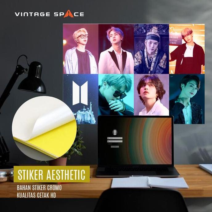 Stiker Dinding A5 BTS/ Stiker Aesthetic A5 / Stiker A5
