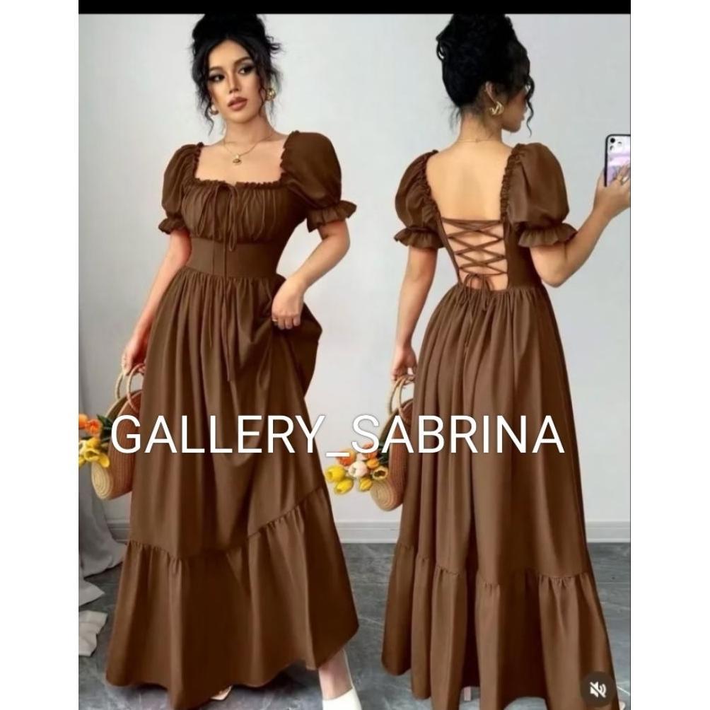 BEST SELLER DRESS MODERN VINTAGE / DRESS PRANCIS ALA KERAJAAN BAJU PANJANG WANITA GAUN PESTA