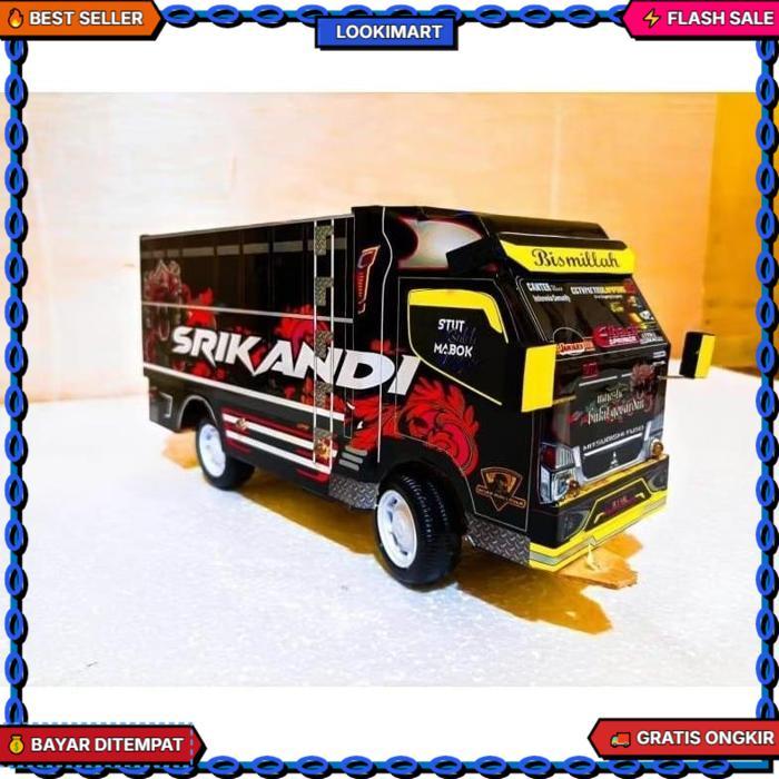 Miniatur Truk Oleng Kayu Full Lampu Kelip Harga Murah Dijamin Bagus
