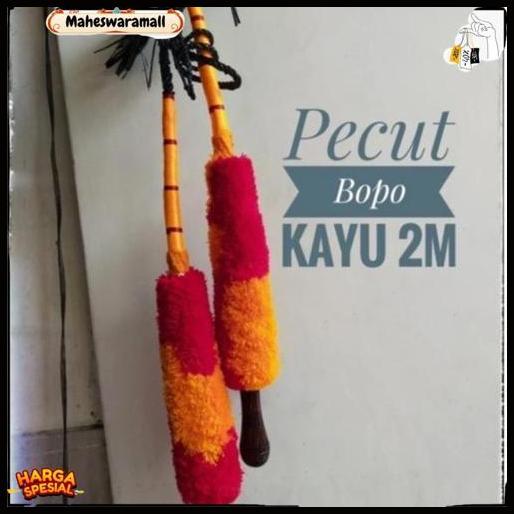 4.4 Pecut Bopo 2 Meter Jumbo / Mainan Anak Pentas Jaranan Jaran Kepang Kuda Lumping / Cambuk Baronga