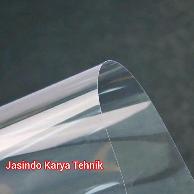 Mika kaku meteran tebal 0,3mm untuk kotak seserahan hantaran souvenir / plastik pvc kaku meteran.