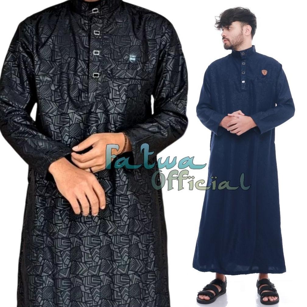 FAVORIT (COD JUBAH SULTAN) Jubah Pria Remaja Dewasa Embos / Gamis Pria Embos / Gamis Alharbi Termura