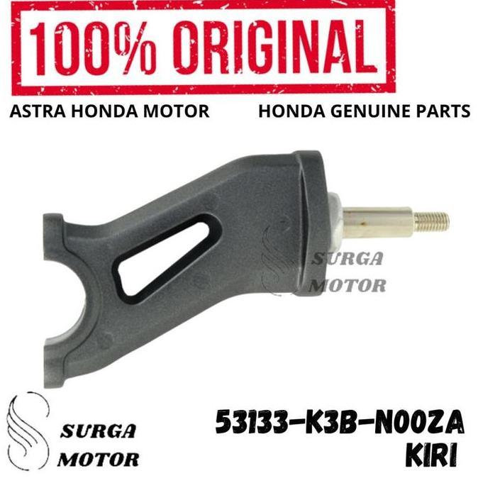 Holder Handle Under Dudukan Raiser Stir Stang Kiri Bawah CB150X Orinal Honda AHM 53133-K3B-N00ZA Hen