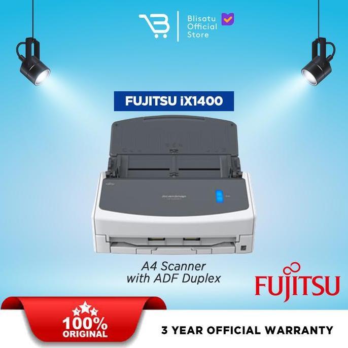 Scanner Fujitsu ScanSnap IX1400 Duplex Scan Snap IX 1400 Garansi Resmi