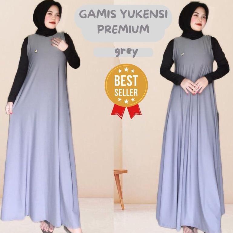 Diskont Hidayatolsop Inner Yukensi (Kutung) Bahan Jersey/ Gamis Jersey Manset/Gamis Jumbo Ld 120 Cm