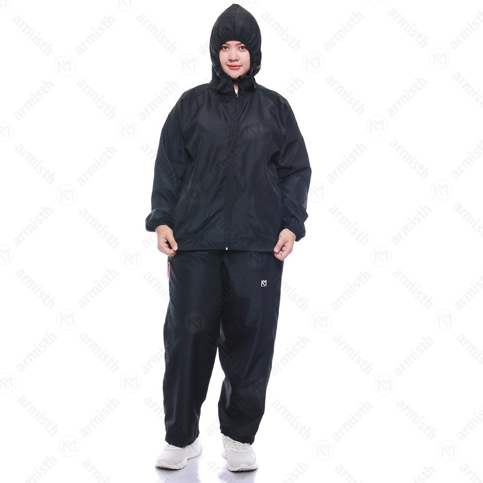 Sale Setelan Olahraga Parasut Wanita Super Jumbo Celana & Jaket Sauna Standar Dan Big Size