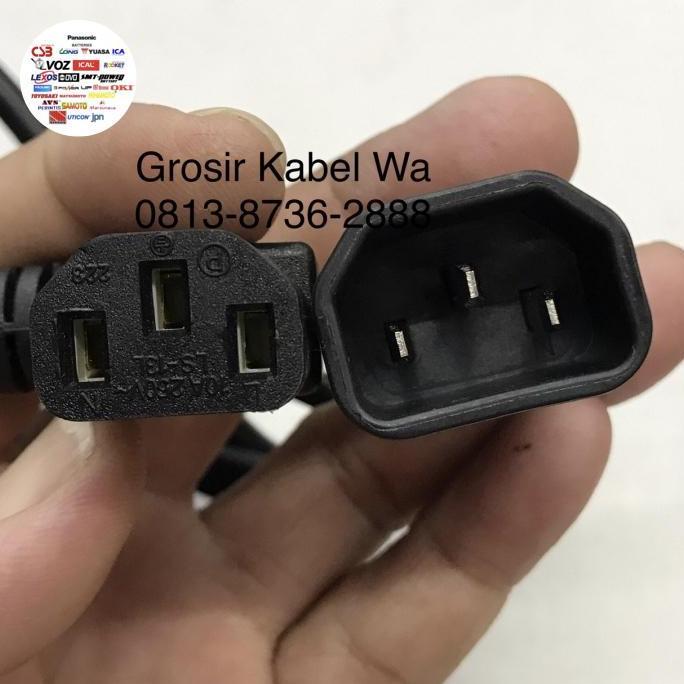 Kabel power kabel listrik C14 to C13L / Kabel Power output C13L - C14