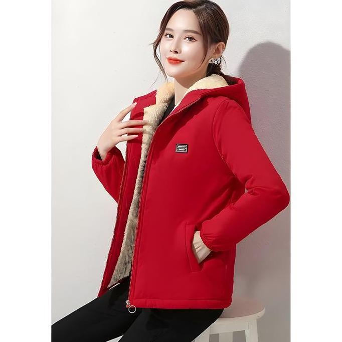 Jaket Winter Wanita Bulu Tebal Terbaru || Jaket Wanita Musim Dingin Tebal Kekinian || Jaket Wanita T