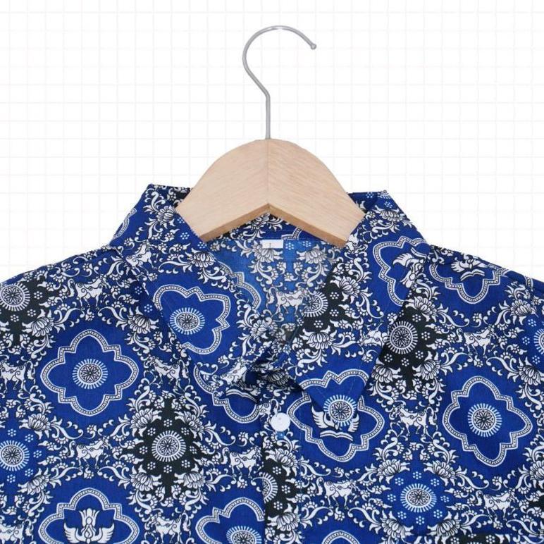 Diskon Seragam Batik Tunas Harapan/Biru/Smp/Besway