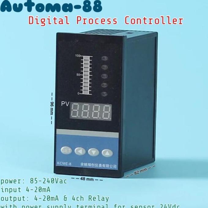 AMC DIGITAL PID CONTROLLER INPUT 4-20MA OUTPUT 4-20MA & 4 ALARM RELAY