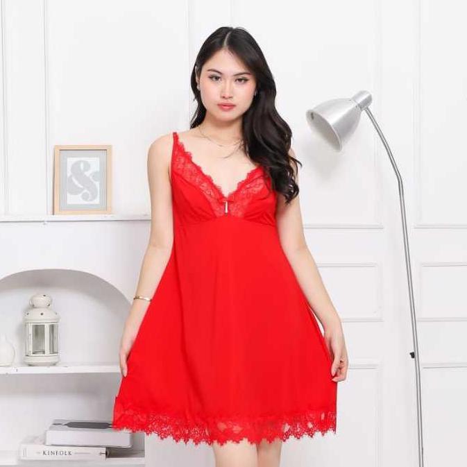 Tahan Lama Lindagalz Haruka Sexy Lingerie Big Size Jumbo 2317 Baju Tidur Wanita Dinas Malam Lingerie