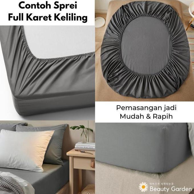 Sprei Full Karet Tinggi 40 Sprei 90x200, Sprei 100x200 ,120x200 Seprai