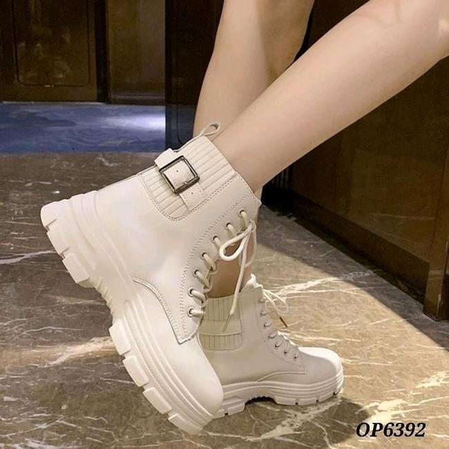 Wajib Up Size Boots Combat Style Korea Op6392 Shoes