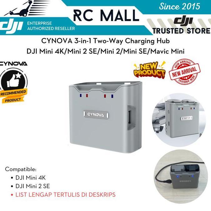 TERBARU - Battery Charging Hub DJI Mini 4K DJI Mini 2 SE Charger Baterai Drone DJI Mini 4K DJI Mini 