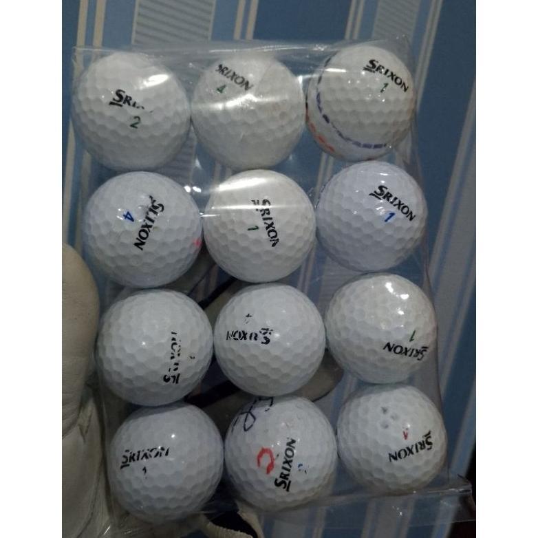 Bola Golf Bekas Srixon All type Grade C Isi 12 original