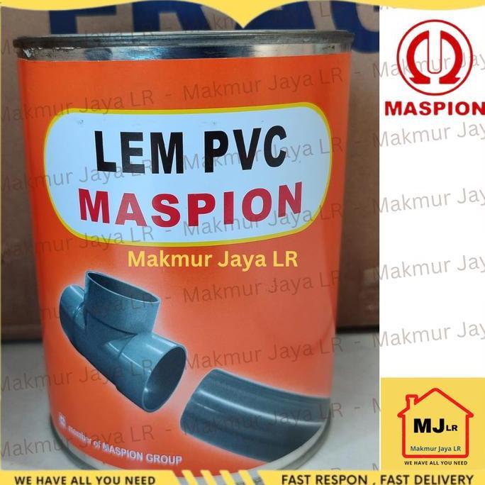 TERMURAH - Lem Pipa PVC MASPION 1000 gram 1 kg / Lem pipa paralon pvc  / Lem PVC pralon